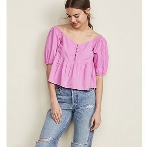 Free People Veronica Sweetheart Blouse